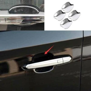 Chrome Silver Outside Door Bowl Cup Cover Trim 4PCS For Cadillac XTS 2013-2019 - Imagen 1 de 7