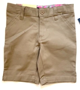NWT Girls Kids US Polo Assn Schoolwear Khaki Short size varies (DD) - Picture 1 of 2