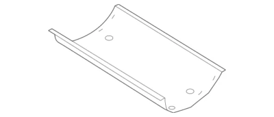 Placa de deslizamiento del tanque de combustible Mercedes Benz G550 4X4 G63 AMG G550 2013-2018 OE 4634700747 Foto 1 de 3