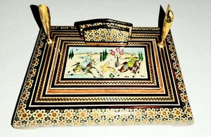 Handmade Inlaid Khatam Kari Pen, Envelope or Business Card Holder - Picture 1 of 12