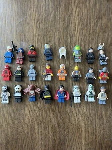 Lot of 24 Lego Mini figures With 2 Accessories - Picture 1 of 24