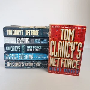 6 x Tom Clancy Books Net Force Night Moves Breaking Point Sm PB Bundle Lot - Picture 1 of 24