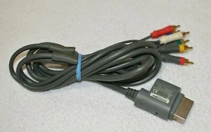 XBOX 360 Slim Microsoft OEM Component HDTV Video and RCA Stereo AV Cable - Picture 1 of 1