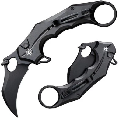 Civivi Incisor II Folding Knife 2" Nitro V Steel Blade Black Aluminum Handle - Image 1 of 4