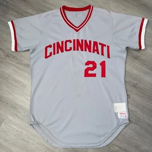 Cincinnati Reds Wilson Authentic Jersey 42 Medium 70s-80s Salesman's Sample MLB - Imagen 1 de 9