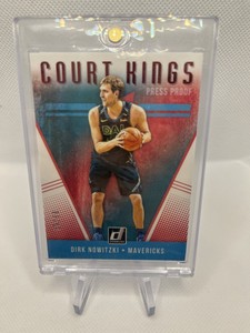 2018-19 Donruss Court Kings Dirk Nowitzki #12 Orange Press Proof 50/99 Mint
