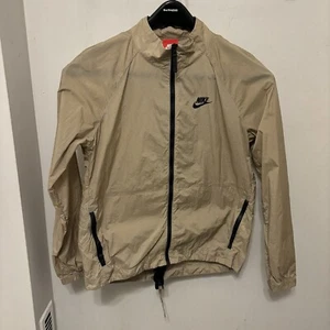 Nike Tech Hypermesh Windbreaker Jacket Size S Brown Solid 836463-235 Windrunner - Picture 1 of 8
