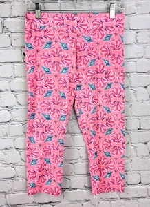 Leggings Simply Southern Crop Rosa Aqua Shells Playa Capri Mujer Talla Única S/M/L - Imagen 1 de 6