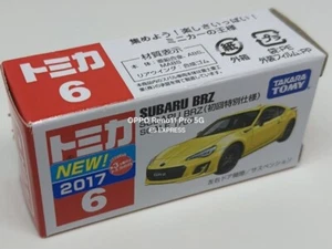 TOMY TOMICA 6 [SUBARU BRZ] VERSIÓN COLOR ESPECIAL. Pegatina auto nueva 2017 - Imagen 1 de 3
