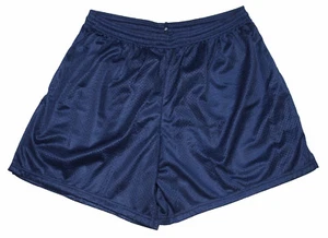 Navy Blue Mini Mesh Shorts by Don Alleson - Small - Picture 1 of 5