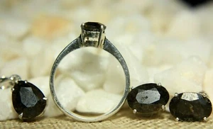 Conjunto de joyería fina de rocas del espacio exterior The Asteroid Meteorite Collection en plata - Imagen 1 de 8
