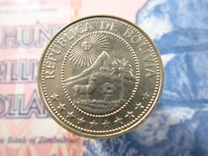 Bolivien 20 Centavos 1965 Stempelglanz Weltgeld Münze bh7k - Bild 1 von 2