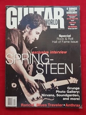 GUITAR WORLD MAGAZINE SPECIAL ROCK & ROLL HOF ISSUE SPRINGSTEEN ( OCT 1995) Foto 1 de 3