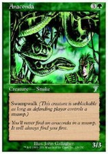 1x Anaconda MTG 7th Edition NM Magic Regular