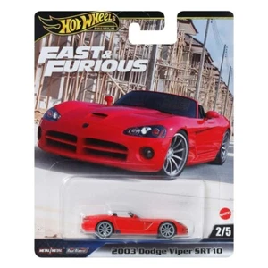 Hot Wheels 2003 Dodge Viper SRT 10 Fast & Furious Premium HNW46-J - Picture 1 of 1