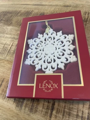 Lenox 2023 Annual Snow Fantasies Snowflake Ornament - In Box - NEVER HUNG! - Image 1 of 4