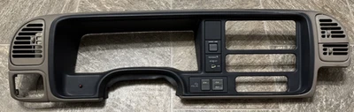 1995-1999 CHEVY GMC SILVERADO C/K Dash Bezel Instrument Cluster Gauge Speedo TAN - Image 1 of 4