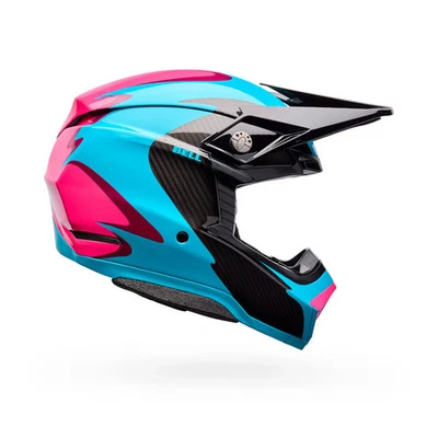 Bell Moto-10 Spherical Motorcycle Off-Road Helmet Green/Pink Fluid Medium Foto 1 de 4
