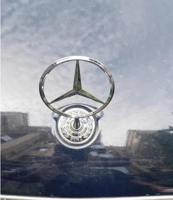 Fit For Mercedes-Benz S500 S550 S650 S600 Front Hood Star Emblem Mounted Badge Foto 1 de 4