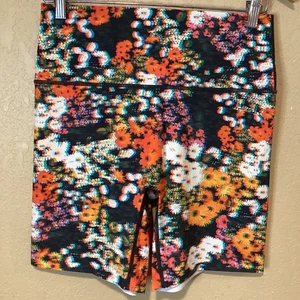 AERIE Offline Goals Bike Short 7" Schrittlänge High Waist, Floral Größe XL Neu ohne Etikett - Bild 1 von 7