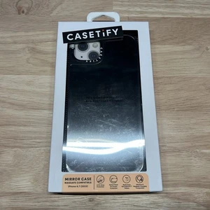 *Funda Casetify Mirror MagSafe - iPhone 15 Plus 6.7" - Parachoques Plateado/Negro* - Imagen 1 de 3