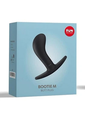 Bootie M Silicone Anal Plug - Medium - Black - Image 1 of 4