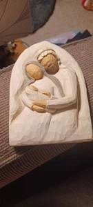 Willow Tree Holy Family Plaque “A Child Is Born” Artist Susan Lordi For Demdaco - Picture 1 of 4