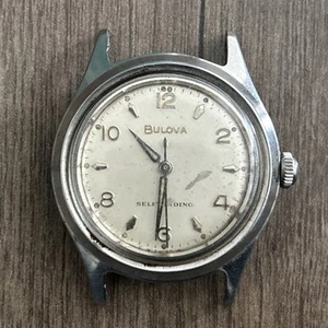 Reloj Pulsera Bulova Vintage Cuerda Automática F776181 M2 Funciona - Imagen 1 de 8