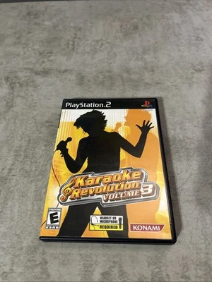 Karaoke Revolution Volume 3 Sony PlayStation 2 PS2 Complete CIB Tested Working - Image 1 of 4