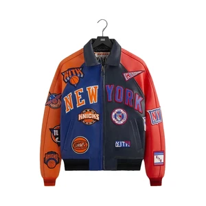 Kith & AVIREX for Madison Square Garden Sports Icon Leather Jacket-FREE SHIPPING - Picture 1 of 7