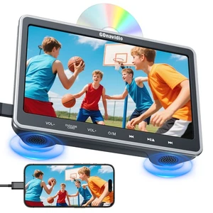 10.1" HD Car DVD Player Headrest Pillow Monitor HDMI USB AV-IN/OUT Touch Button - Picture 1 of 23
