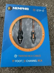 Memphis Audio 17' paire torsadée interconnexion ETP-17 - Photo 1/4