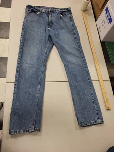 Levis 505 Jeans Herren W32 L30 Blau Denim Classic Fit Straight Leg Hose 32x30 - Bild 1 von 13