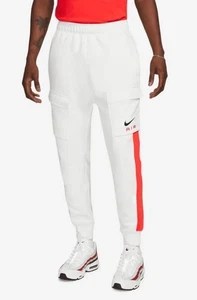 NUEVO Nike AIR Ropa Deportiva Pantalones de Chándal Polar Carga Blanco Pequeño FN7693-121 - Imagen 1 de 6