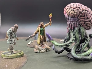 Well painted large Reaper Psionic Tentacle Horror/Grell dnd fantasy miniature - Picture 1 of 3