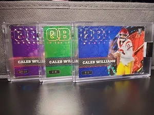 💥🏈3 - Caleb Williams 2023 Wild Card QB1 On The Clock #/# Football Bears USC🏈💥 - Bild 1 von 5