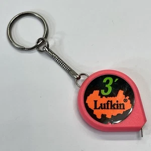 3' Lufkin Maßband Schlüsselanhänger Rosa 3 Fuß Hergestellt in den USA - Bild 1 von 6