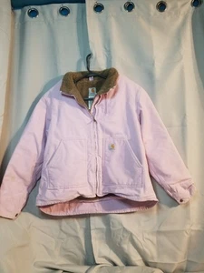 Chaqueta de Colección Rosa Carhartt Lona Sherpa Forrada Cuello WJ022 FPL Para Mujer Talla XL - Imagen 1 de 14