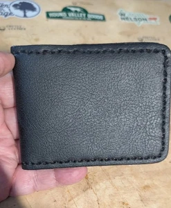 Cortez Leder Brieftasche "Big Money" Doppelfaltung Leder Geldbörse Karten Scheine schwarz - Bild 1 von 2