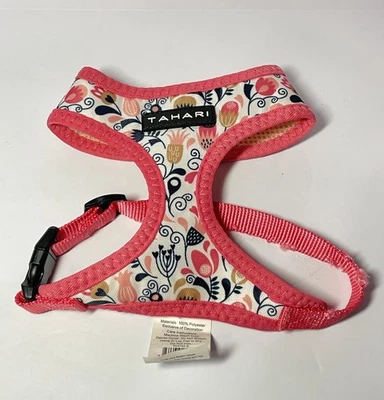 Arnés Tahari Estampado Floral Rosa Pecho Cachorro/Perro Pequeño Multicolor Foto 1 de 4