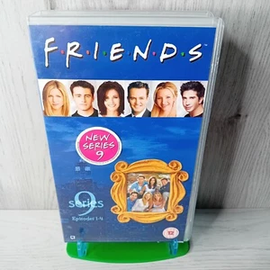 FRIENDS SERIES 9 EPISODES 1 4 VHS TAPE - RARE RETRO MOVIE SERIES -ONLY 1 ON EBAY - Picture 1 of 3