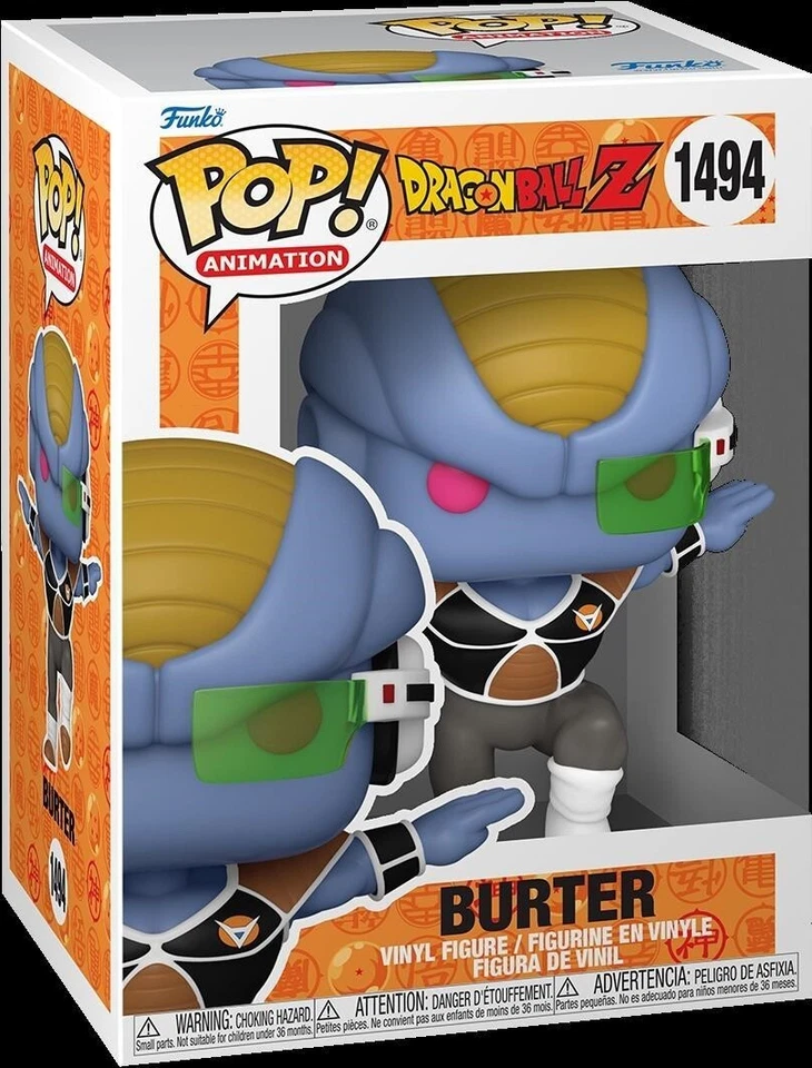 Dragon Ball Z Season 10 Burter Pop Animación #1494 Vinyl Figura Funko - Imagen 1 de 1