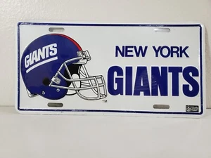 VTG New York Giants License Plate NOS - Picture 1 of 21