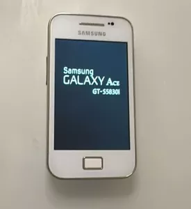 Samsung Galaxy ACE (GT-S5830i) Weiß , geprüft, Händler Garantie Zustand Ok - Bild 1 von 2