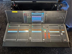 Yamaha CL5 80 Ch Digital Audio Console Mixer Dante Church Owned Road Case - Picture 1 of 23