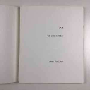 James Hugonin Ode to Basil Bunting four screenprints 1986 signed limited edition - Picture 1 of 14