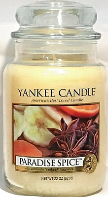 RETIRED Yankee Candle PARADISE SPICE 22oz Large Jar Candle RARE OOP VHTF NEW - Image 1 of 4