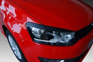 HEADLIGHT EYEBROWS FOR VOLKSWAGEN POLO MK5 (2009-2017) ABS PLASTIC - Picture 1 of 1