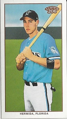 2003 Topps 206 Jeremy Hermida Florida Marlins Polar Bear Series Mini #424 - Image 1 of 2
