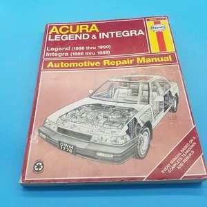 Acura Legend  1986 thru 1990 and Integra 86 thru 89 repair Manual - Bild 1 von 5